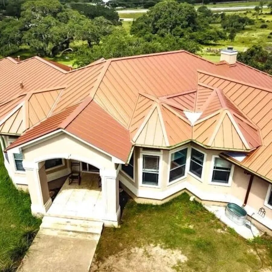 Standing seam metal roof